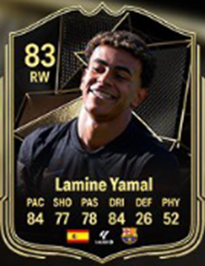 FENOMENALNA karta Lamine'a Yamala w pierwszym TOTW w EA Sports FC 25!